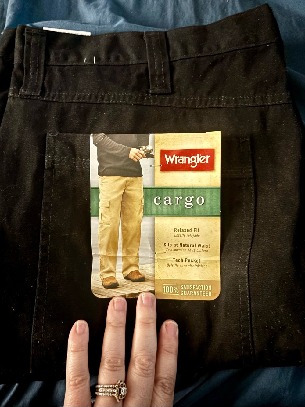 Wrangler Black Men’s Cargo Pants